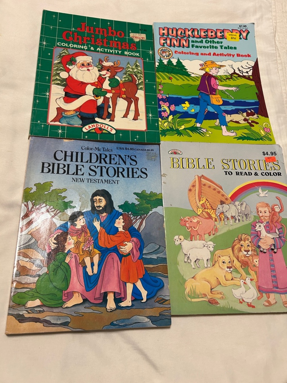 Christmas and Christian coloring book lot